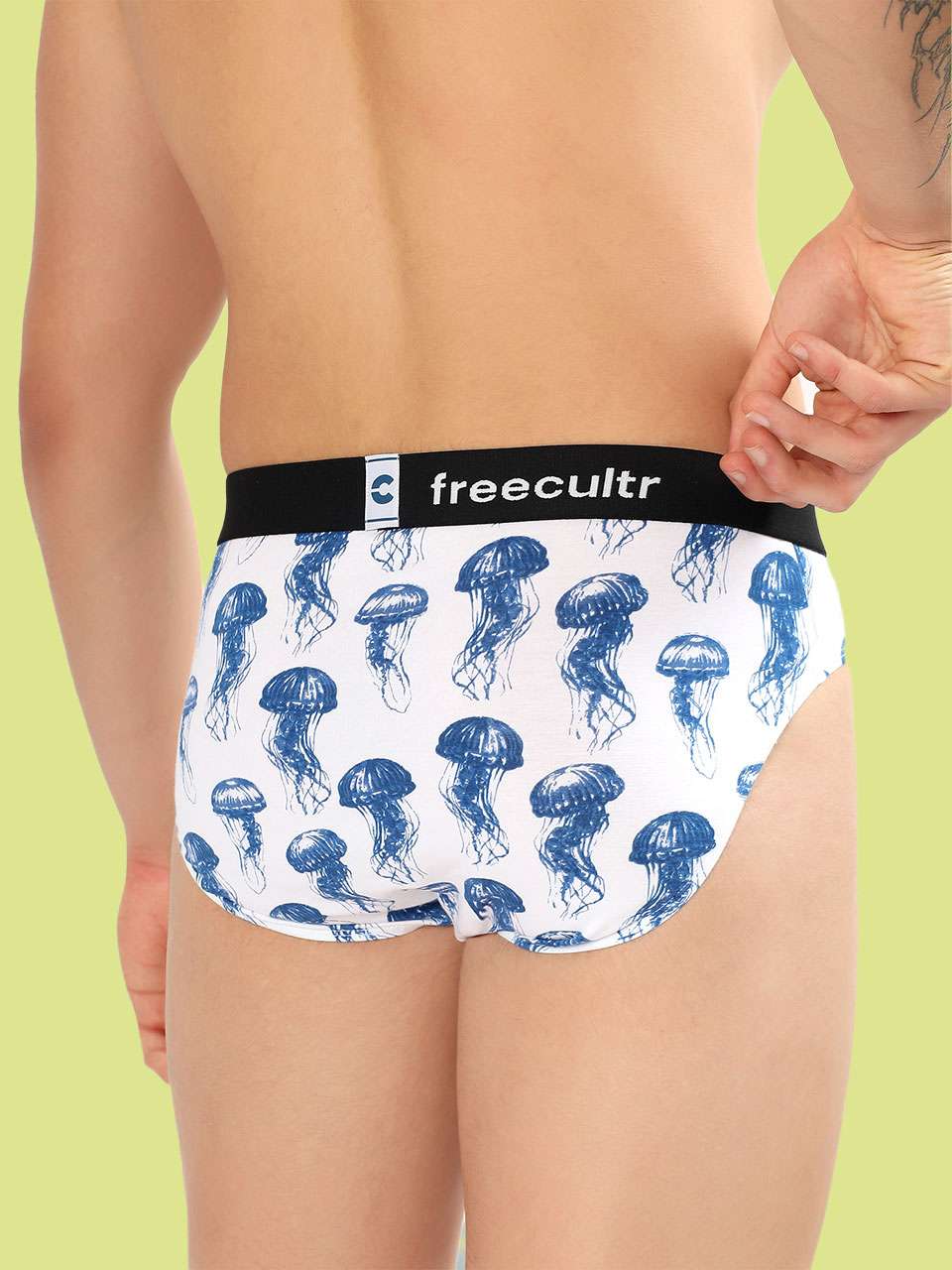 Men's Cotton Printed Briefs (Pack of 2)