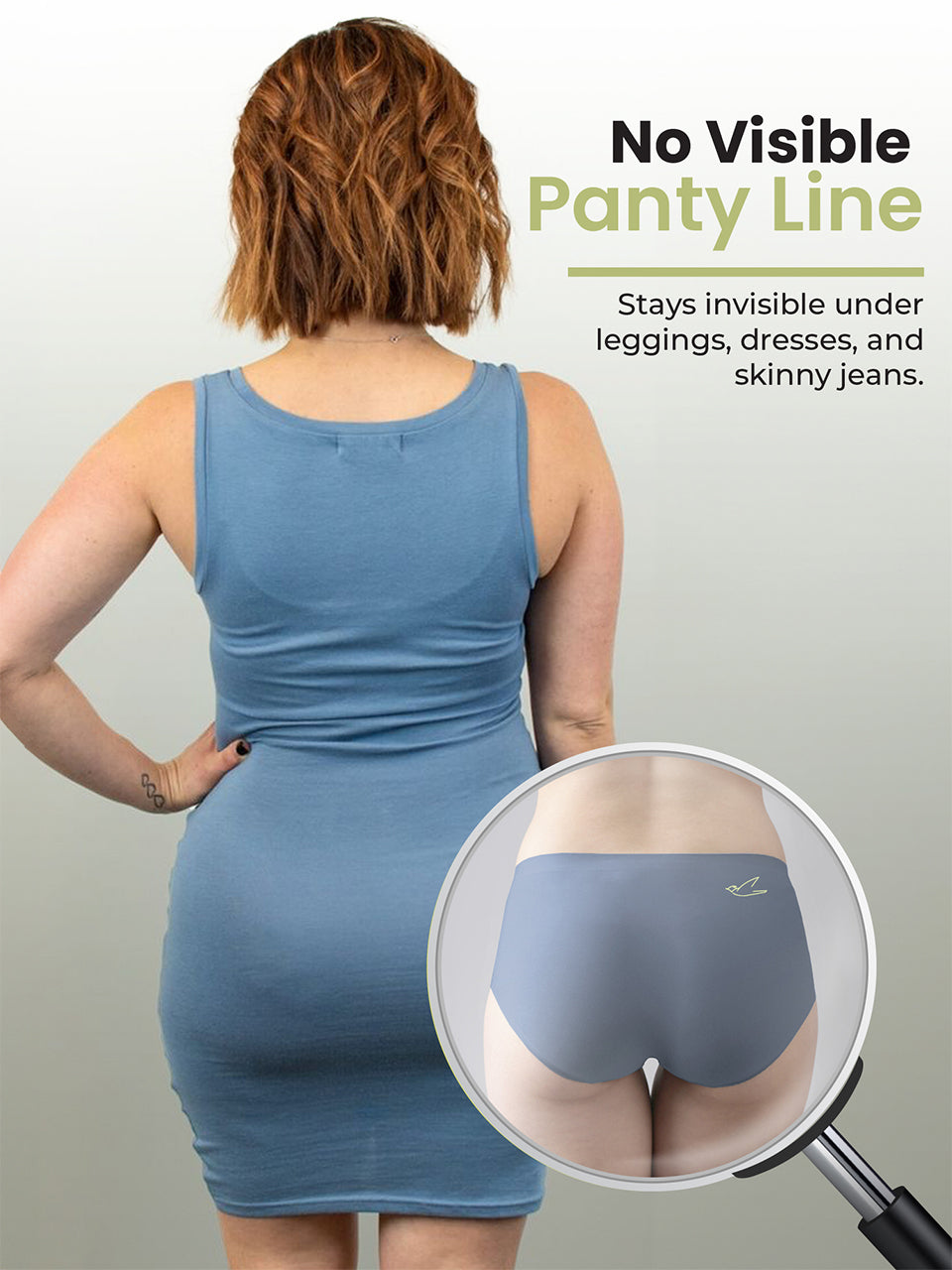Seamless No Show Micro Modal Hipster panties pack of 1