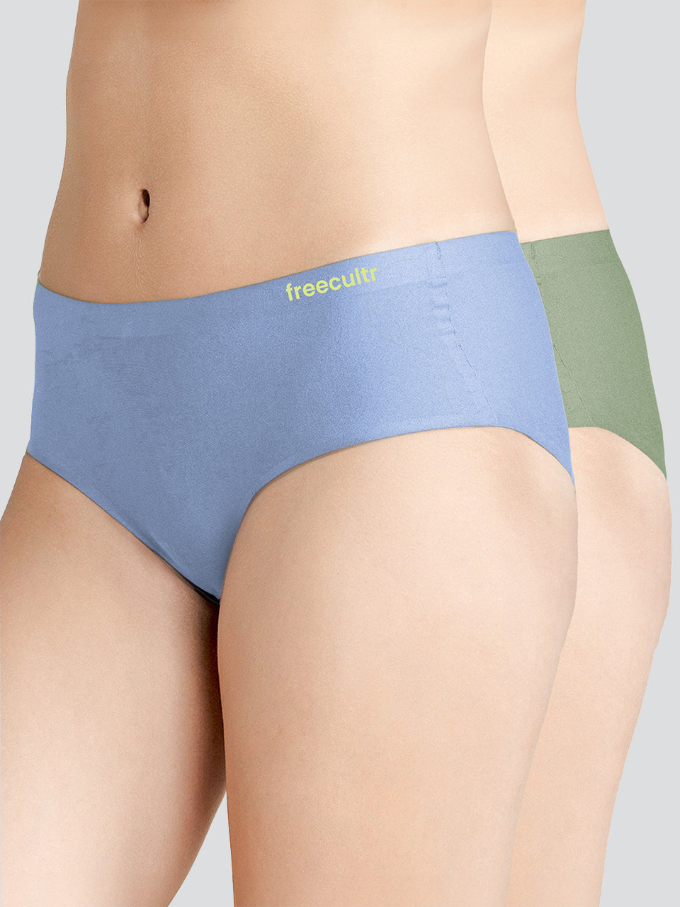 Seamless No Show Micro Modal Hipster panties pack of 2