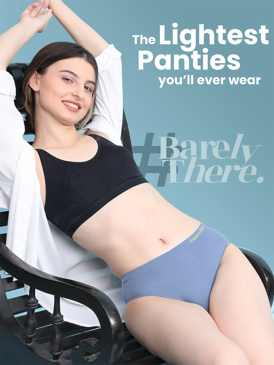 Seamless No Show Micro Modal Hipster panties pack of 2