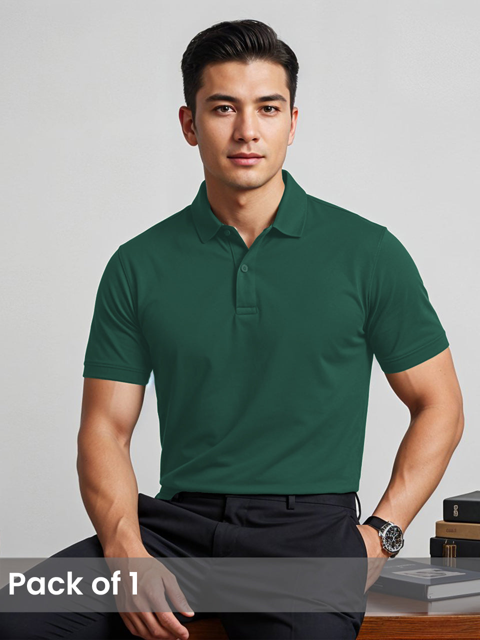 Organic Cotton Polo T-Shirt Pack of 2