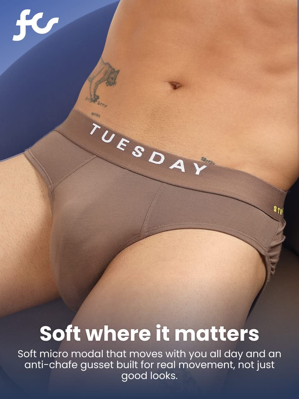 Everyday Expression | Men's Micro-Modal Briefs | Pack Of 7 | Free Pouch Worth ₹499