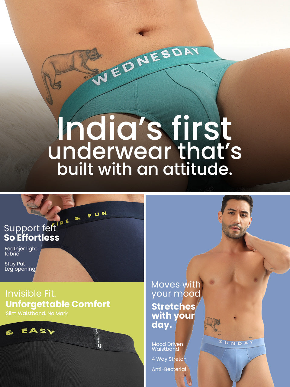Everyday Expression | Men's Micro-Modal Briefs | Pack Of 7