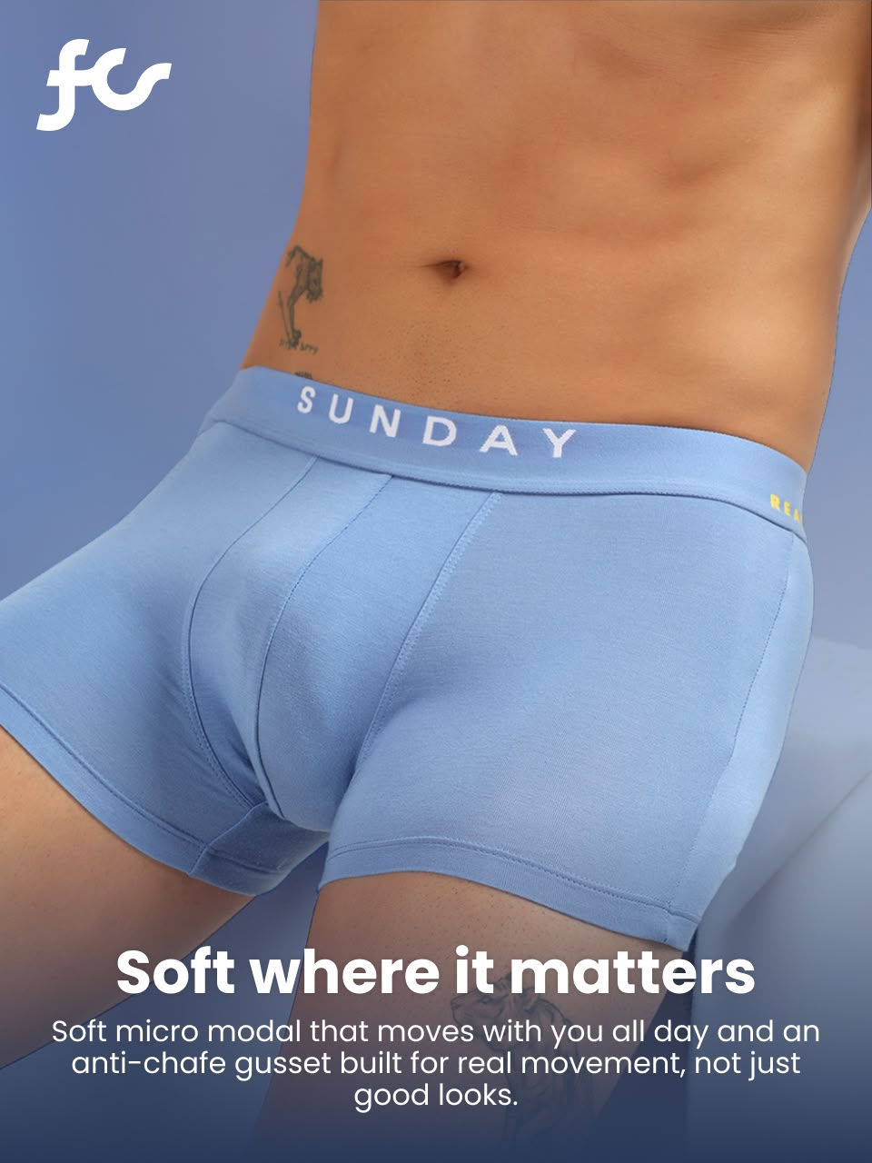 Everyday Expression | Men's Micro-Modal Trunks | Pack Of 7 | Free Pouch Worth ₹499