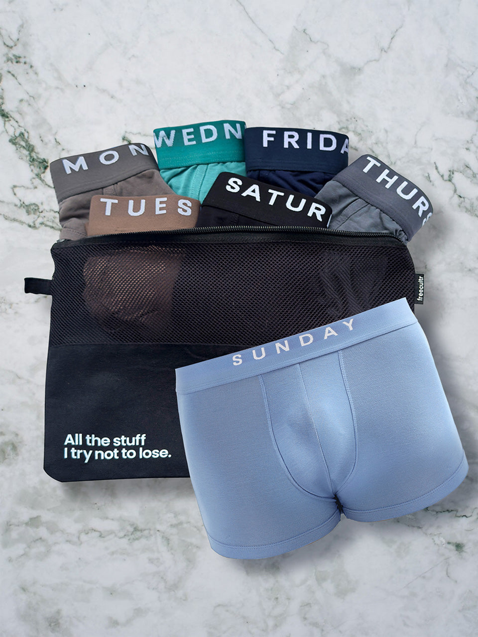 Everyday Expression | Men's Micro-Modal Trunks | Pack Of 7