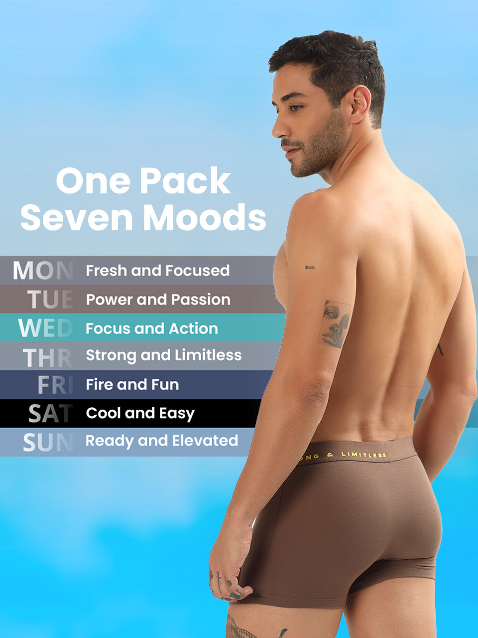 Everyday Expression | Men's Micro-Modal Trunks | Pack Of 7