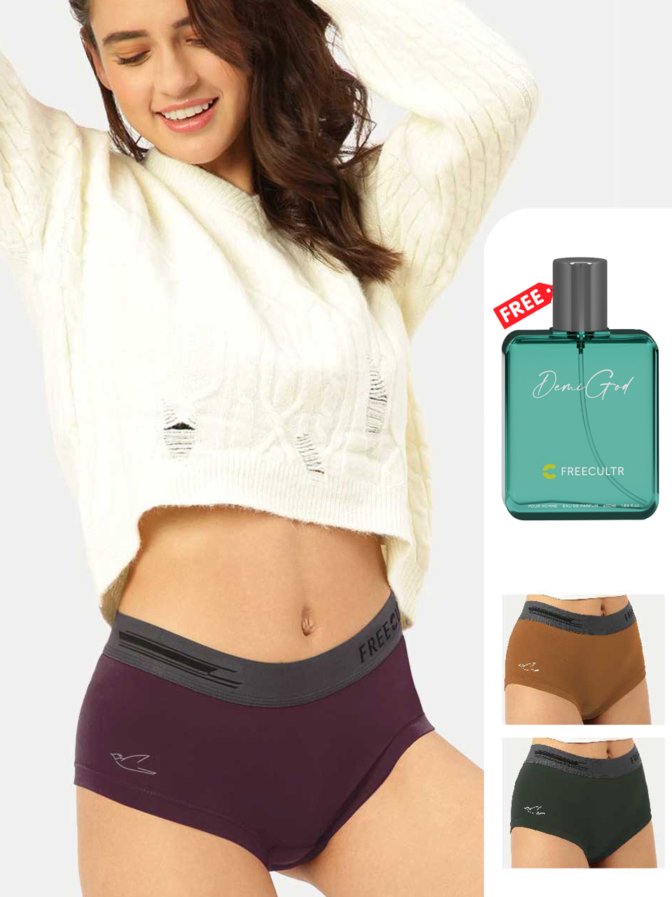 Women's Micro Modal Boxer Brief (Pack of 3)
