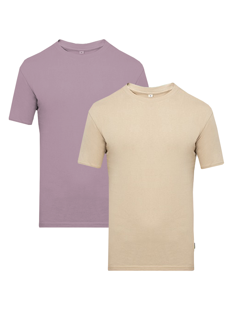 Organic Cotton solid T-shirt for men - Pack Of 2