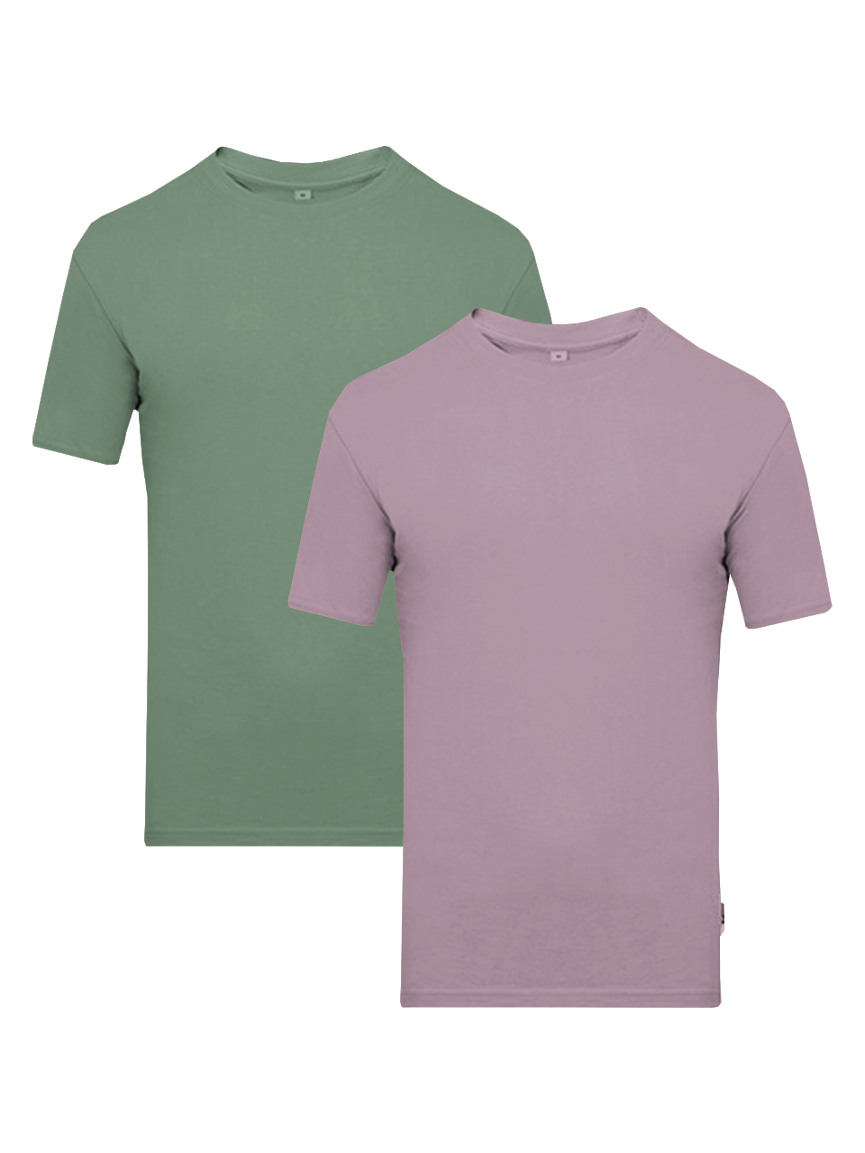 Organic Cotton solid T-shirt for men - Pack Of 2