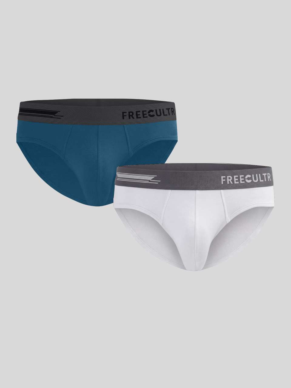 Men's Anti-Bacterial Micro Modal Brief in Contrast Waistband (Pack of 2)
