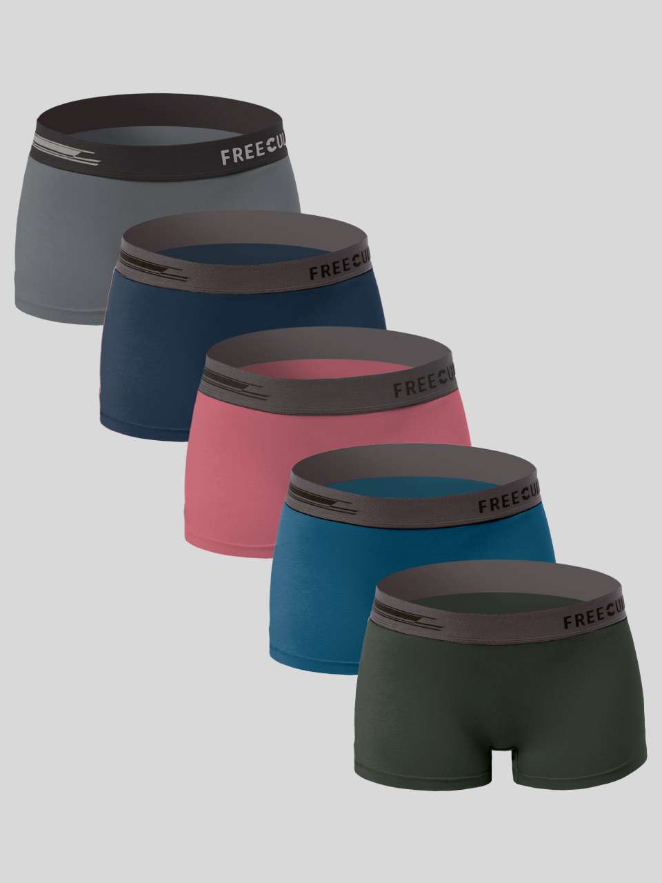 Women's Micro Modal Boy Shorts (Pack of 5)