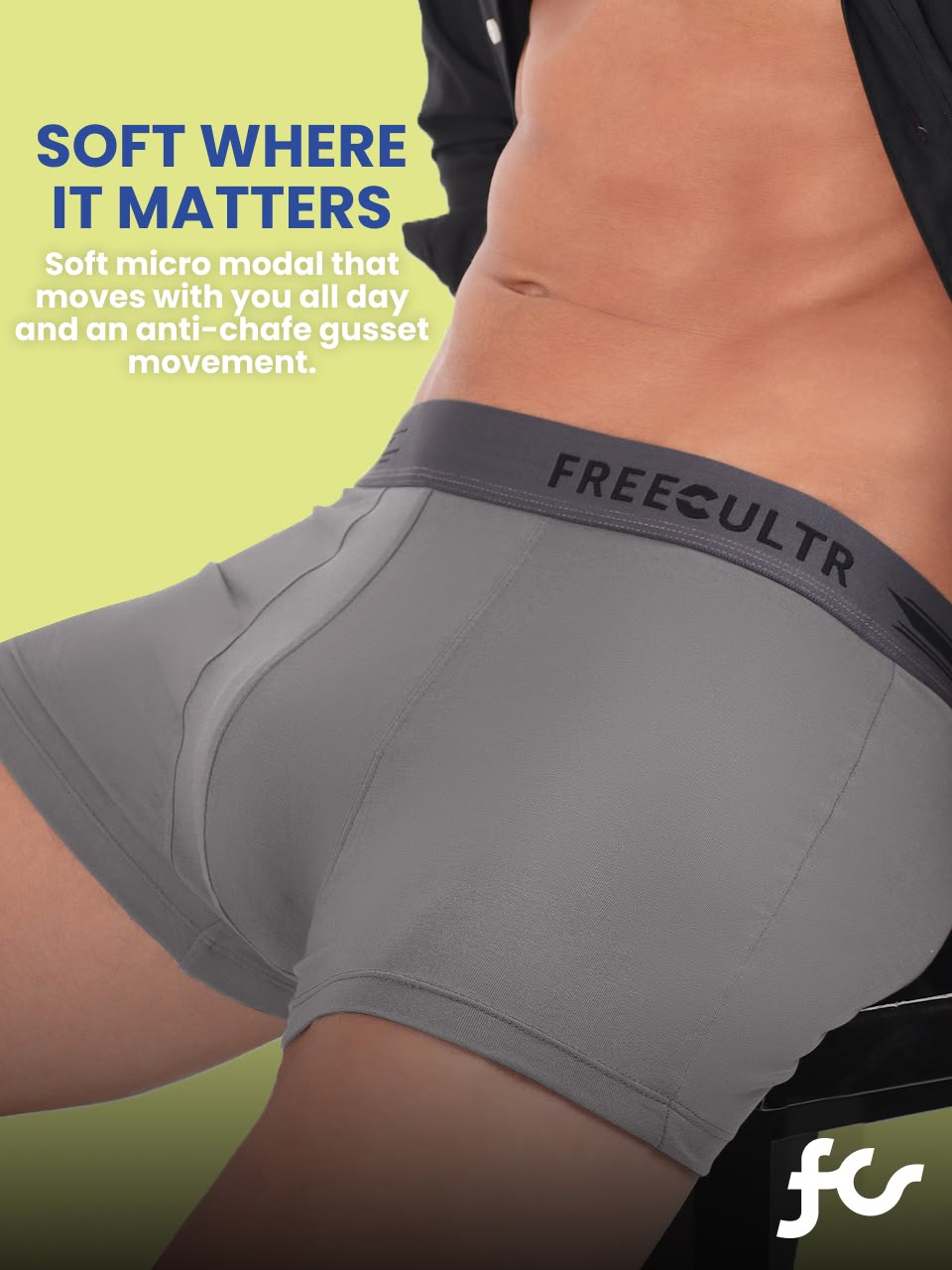 Men's Anti-Bacterial Micro Modal Trunk (Pack of 5)