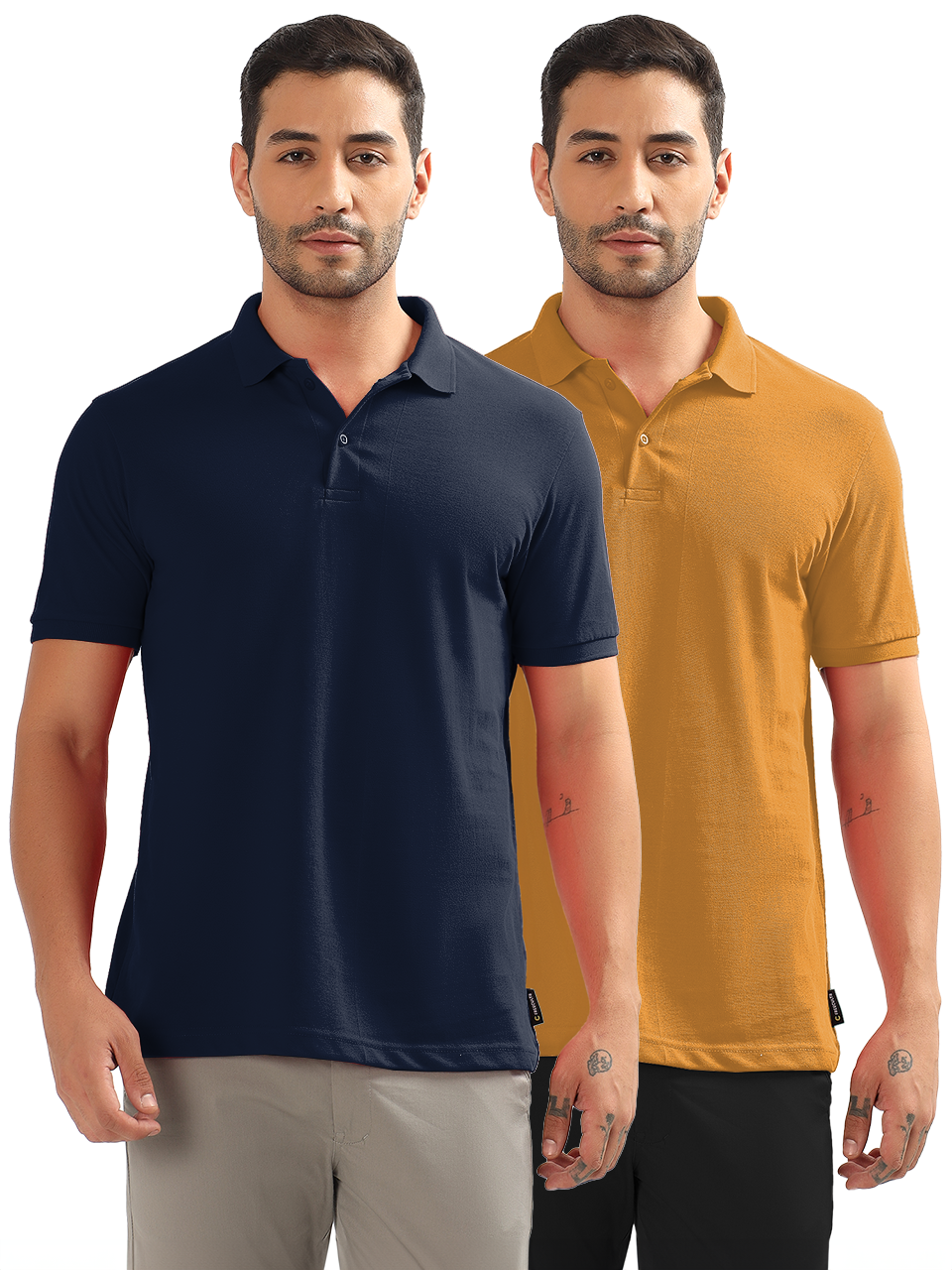 Organic Cotton Polo T-Shirt Pack of 2