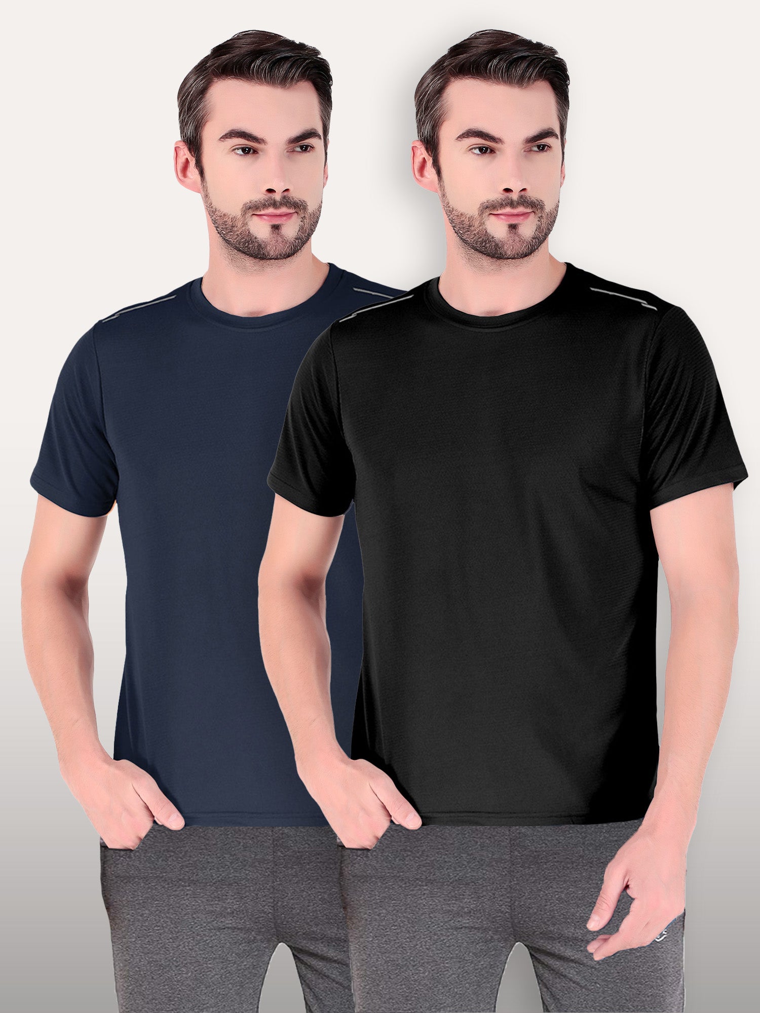 Men's Activewear Sports T-shirt Pack of 2