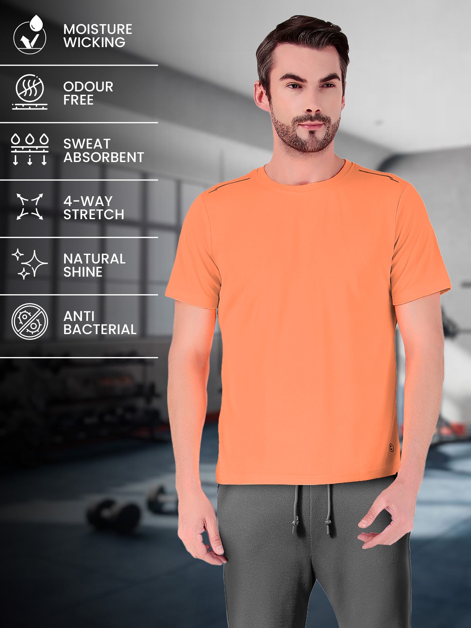 Men's Activewear Sports T-shirt Pack of 1