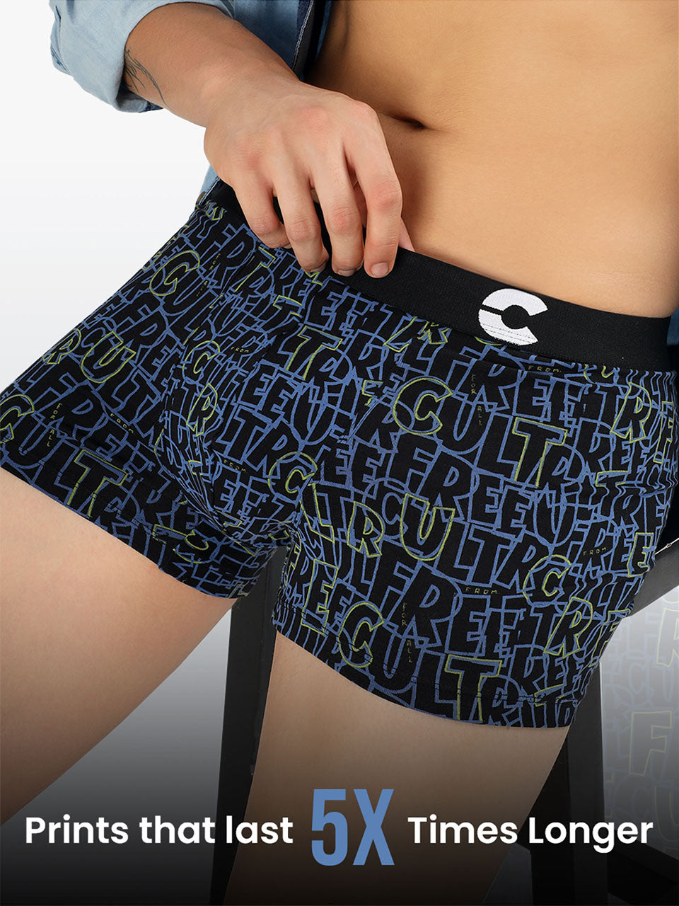 Freecultr Men's Cotton Printed Trunk - Pack Of 2