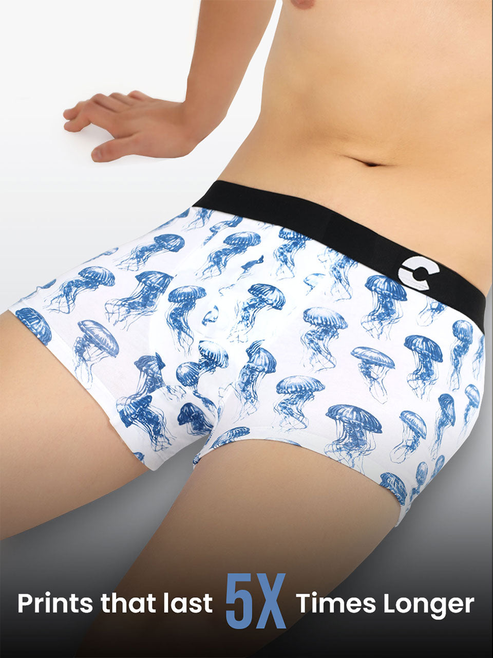 Freecultr Men's Cotton Printed Trunk - Pack Of 3