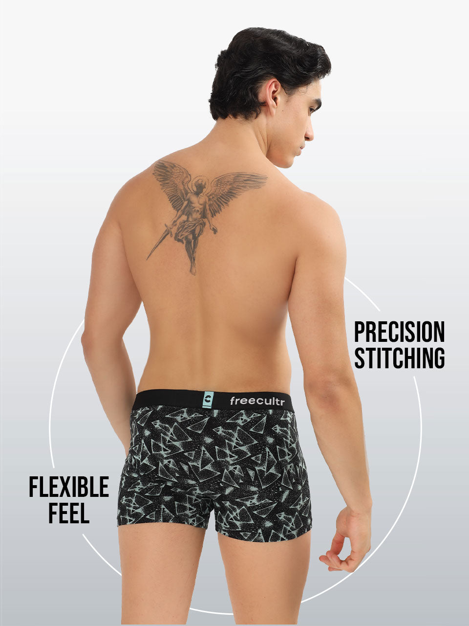 Freecultr Men's Cotton Printed Trunk - Pack Of 3