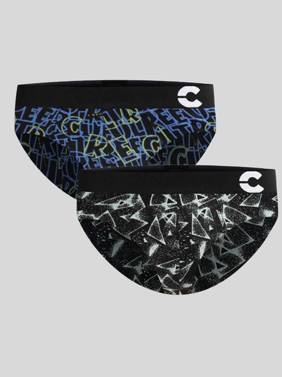 Men's Cotton Printed Briefs (Pack of 2)