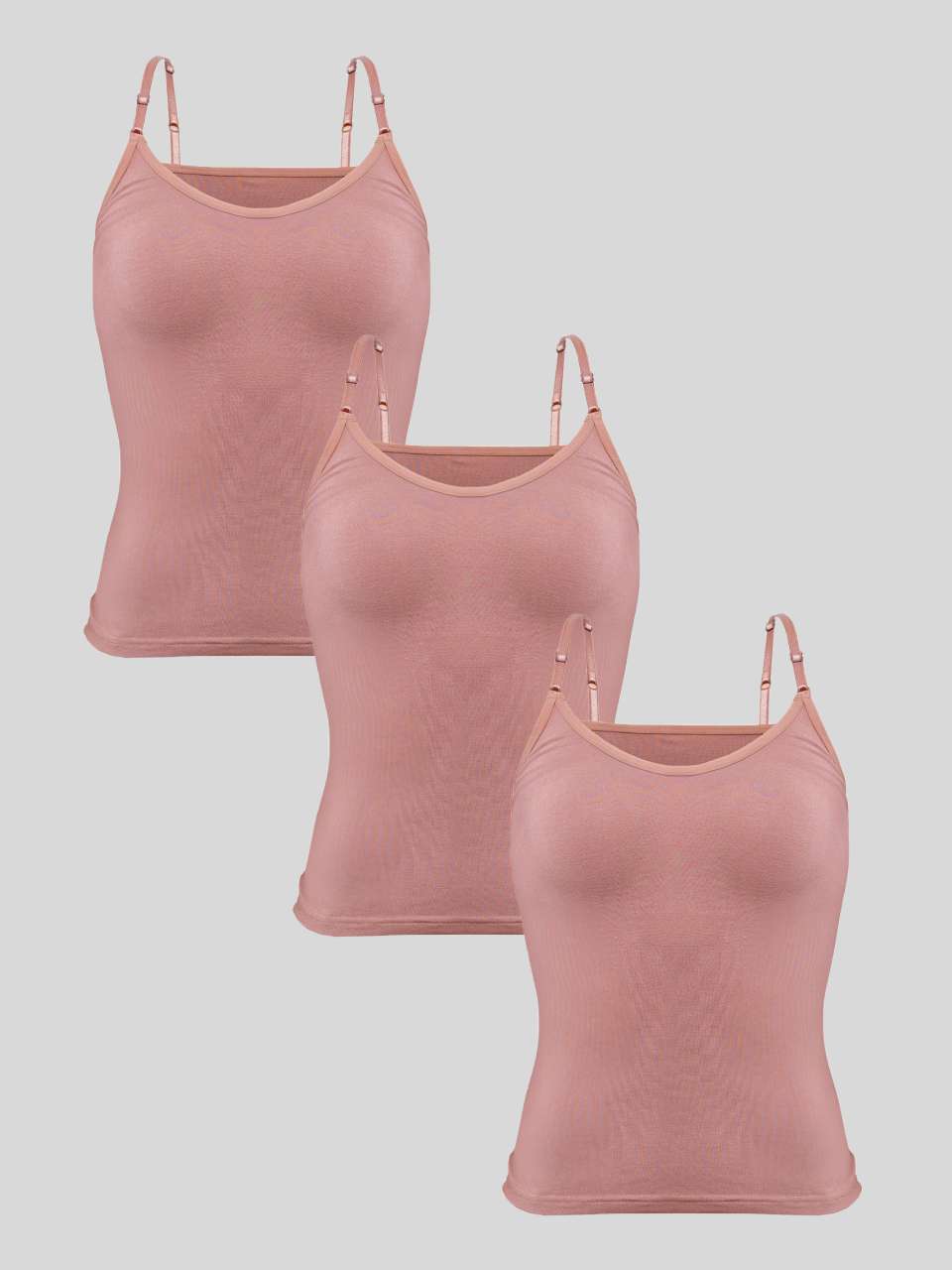Ultra-Soft Micromodal Camisole Top - Pack of 3