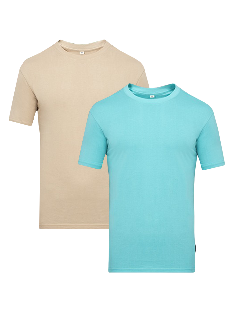 Organic Cotton solid T-shirt for men - Pack Of 2