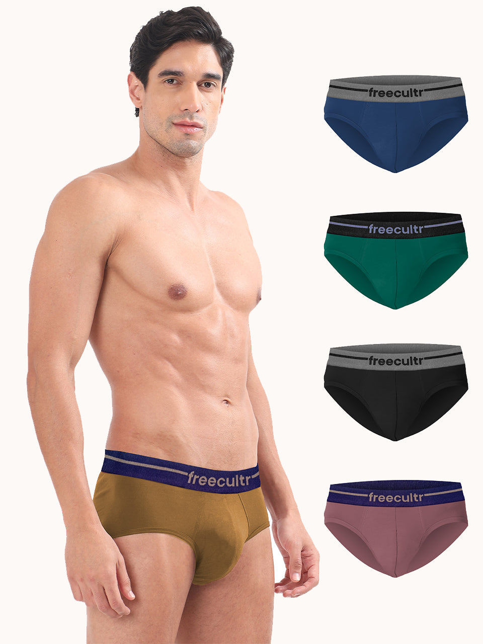 Men’s Adaptive Cotton Stretch Briefs Pack of 5