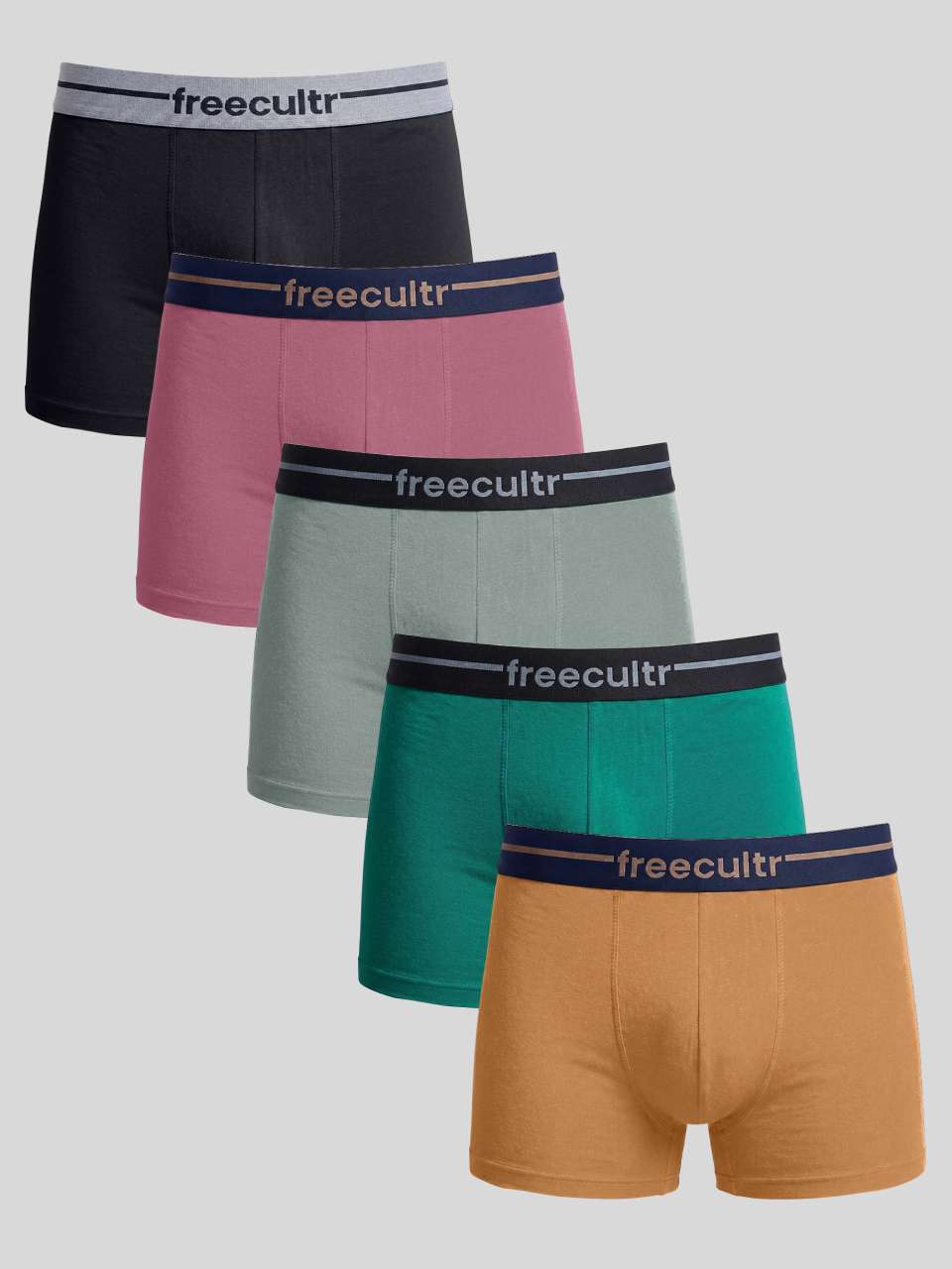 Men’s Adaptive Cotton Stretch Trunks Pack of 5