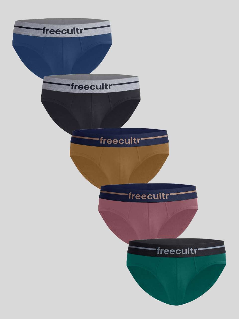 Men’s Adaptive Cotton Stretch Briefs Pack of 5