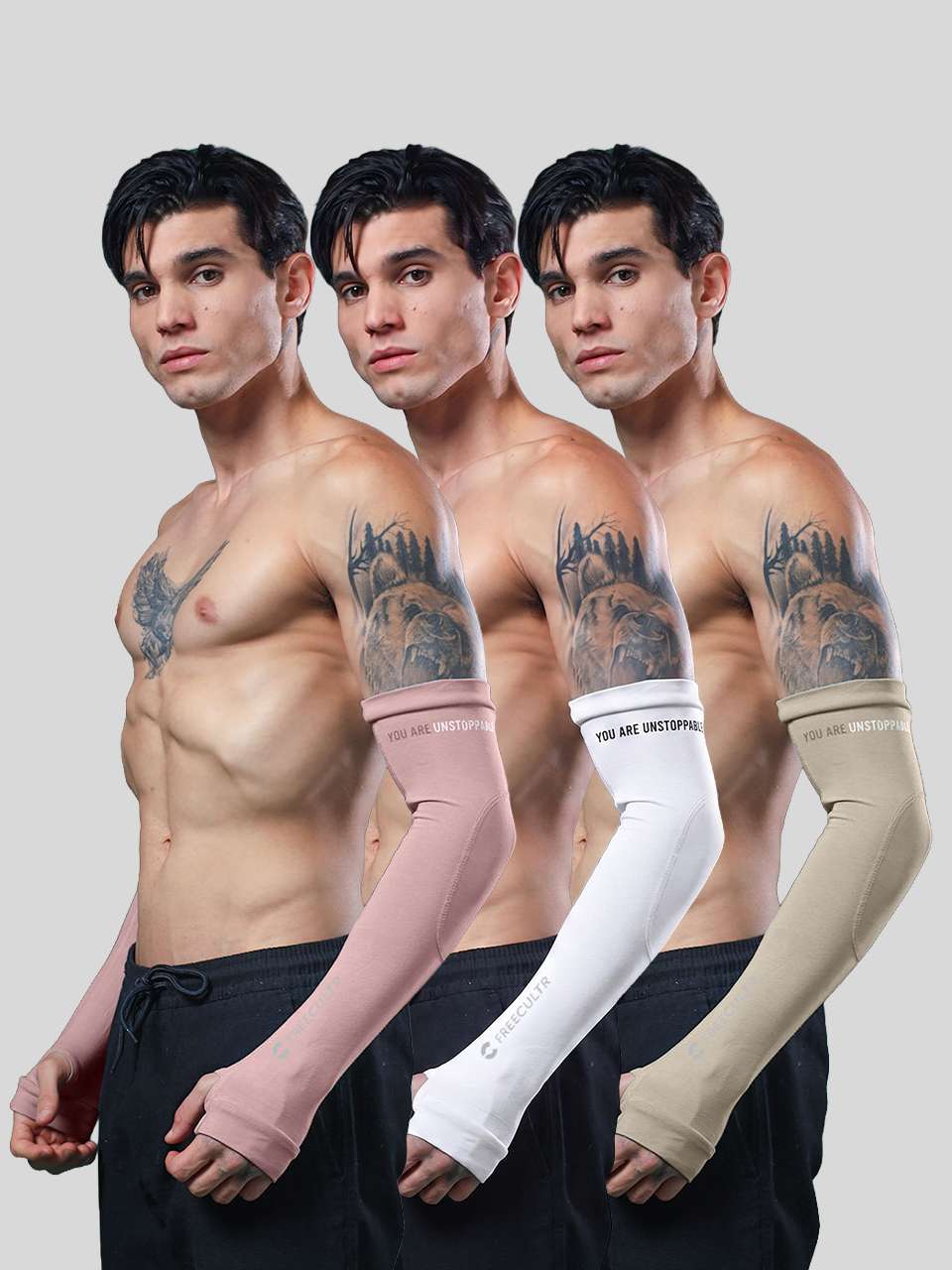 Golden Arm Sleeves (Pack of 3)
