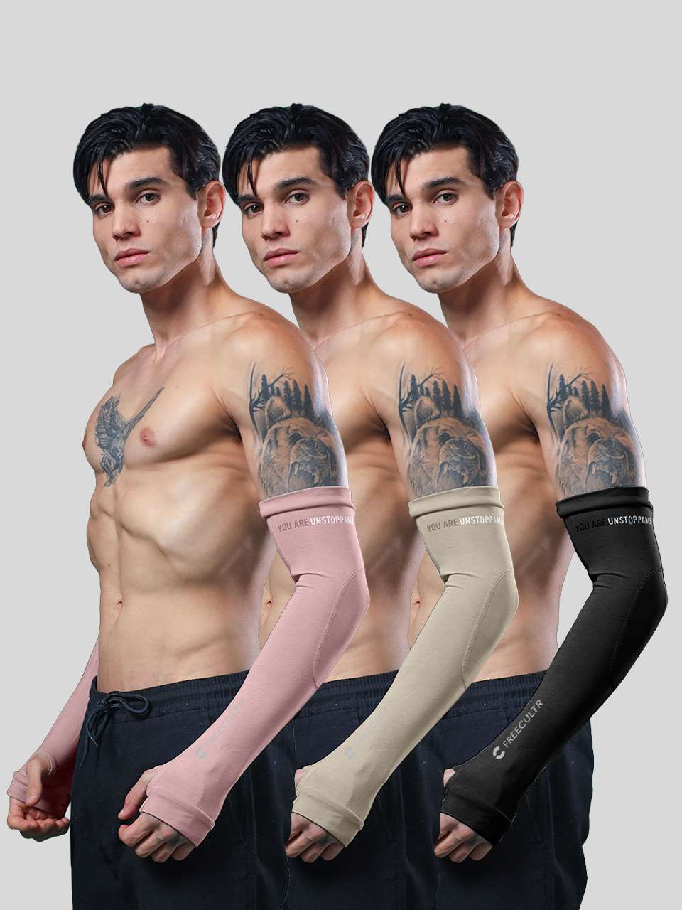 Golden Arm Sleeves (Pack of 3)