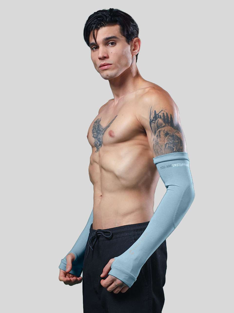 Unisex White Arm Sleeves (Pack of 2)