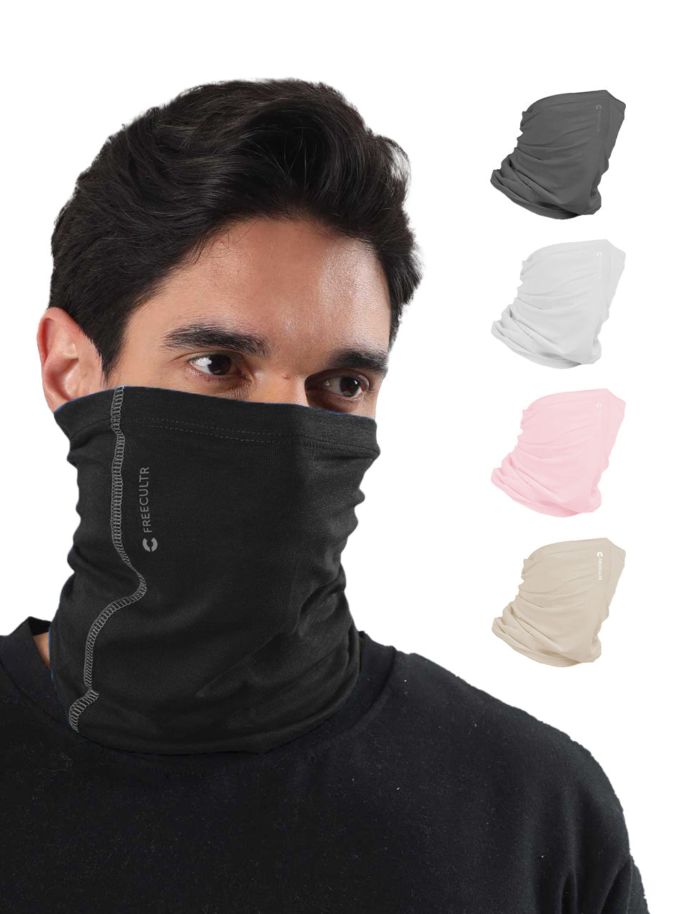 Unisex Organic Bandana Masks - Plain (Pack of 5)
