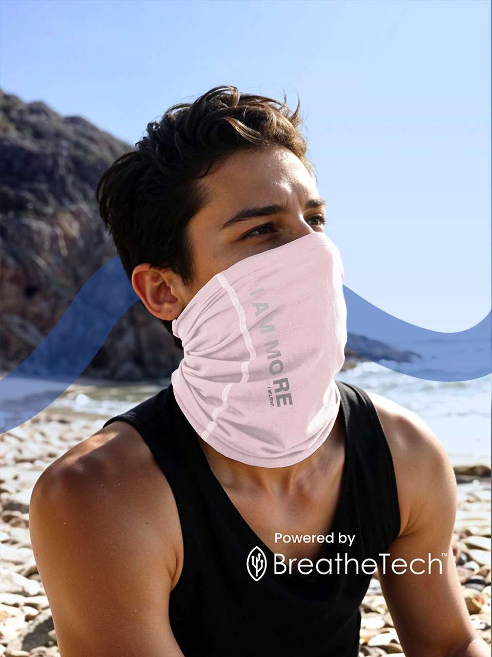 Unisex Organic Bandana Masks - Printed (Pack of 1)