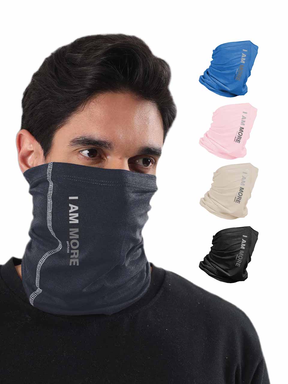 Unisex Bandana Masks - Printed (Pack of 5)
