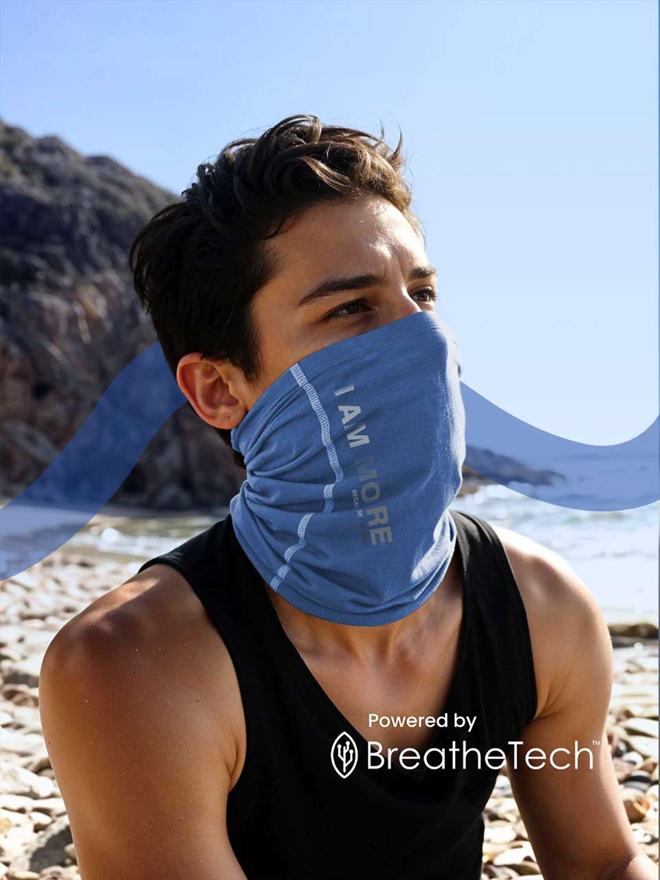 Unisex Organic Bandana Masks - Printed (Pack of 1)