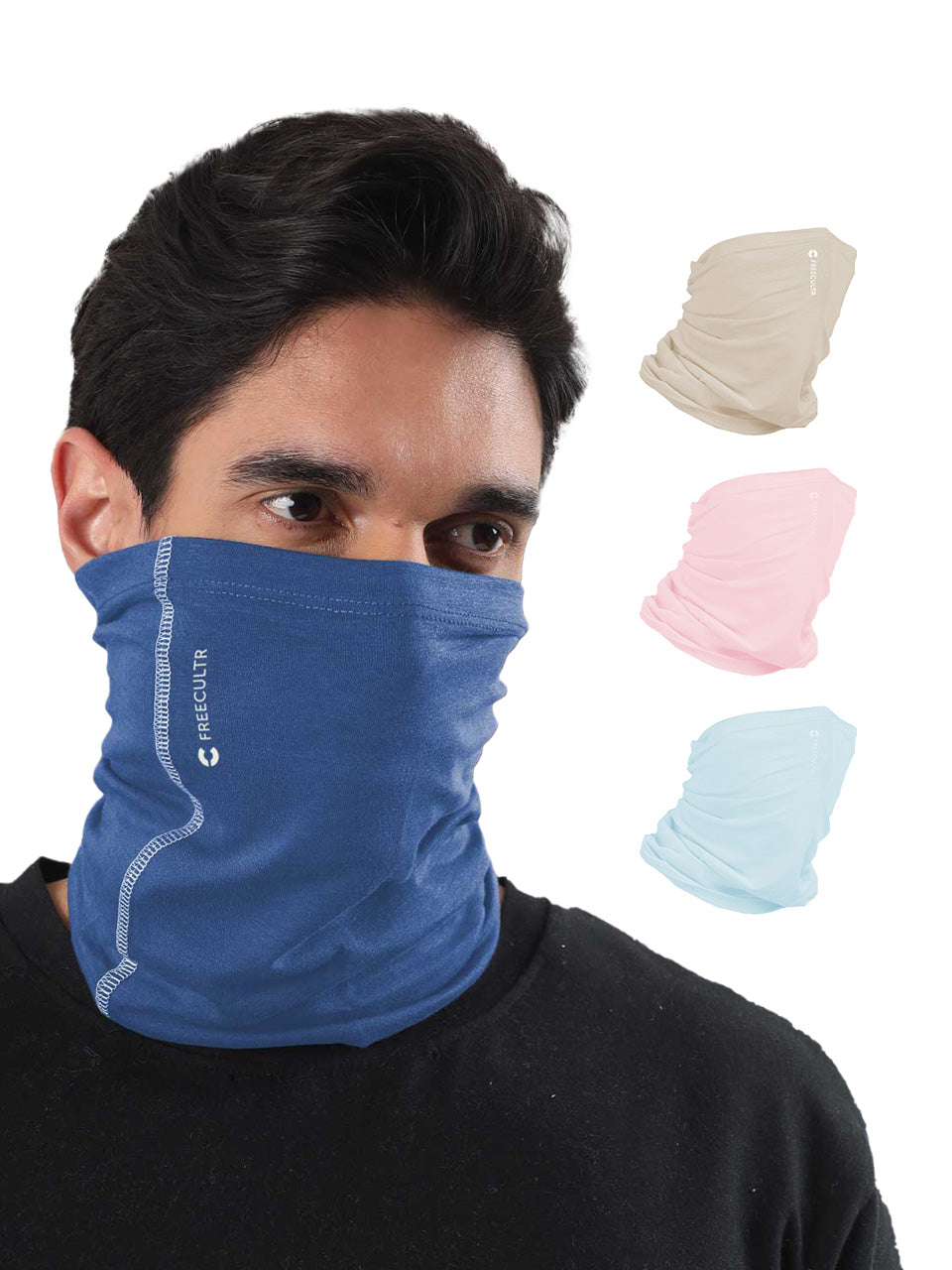 Unisex Organic Bandana Masks - Plain (Pack of 4)