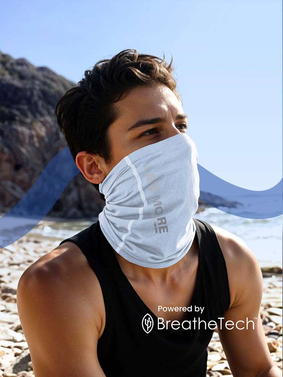Unisex Organic Bandana Masks - Printed (Pack of 3)
