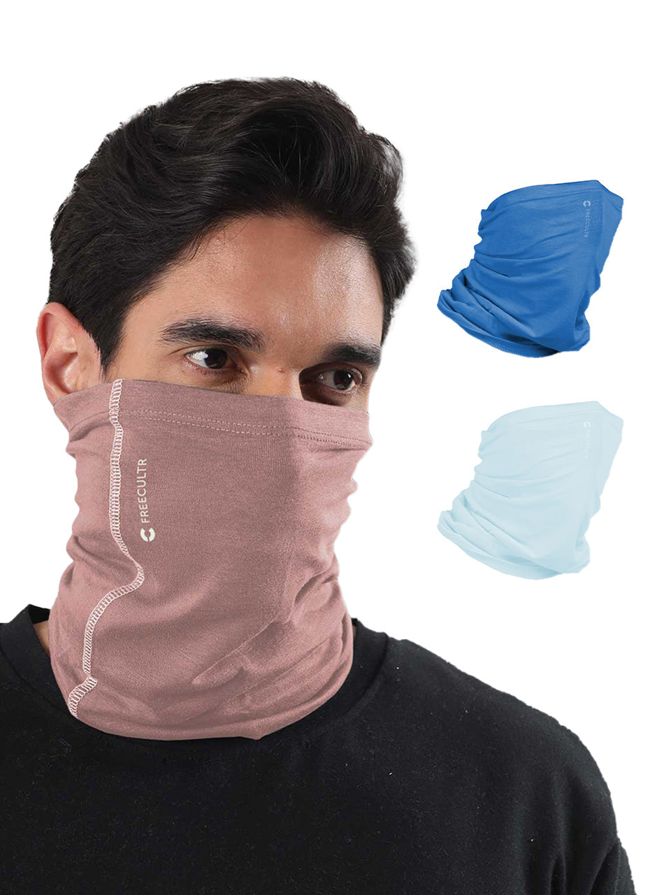 Unisex Organic Bandana Masks - Plain (Pack of 3)