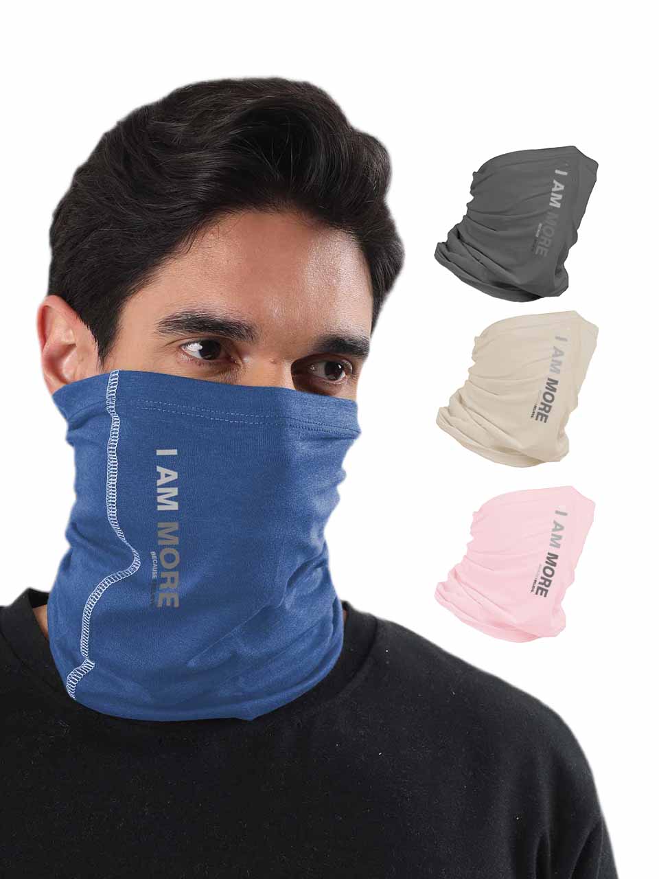 Unisex Organic Bandana Masks - Printed (Pack of 4)