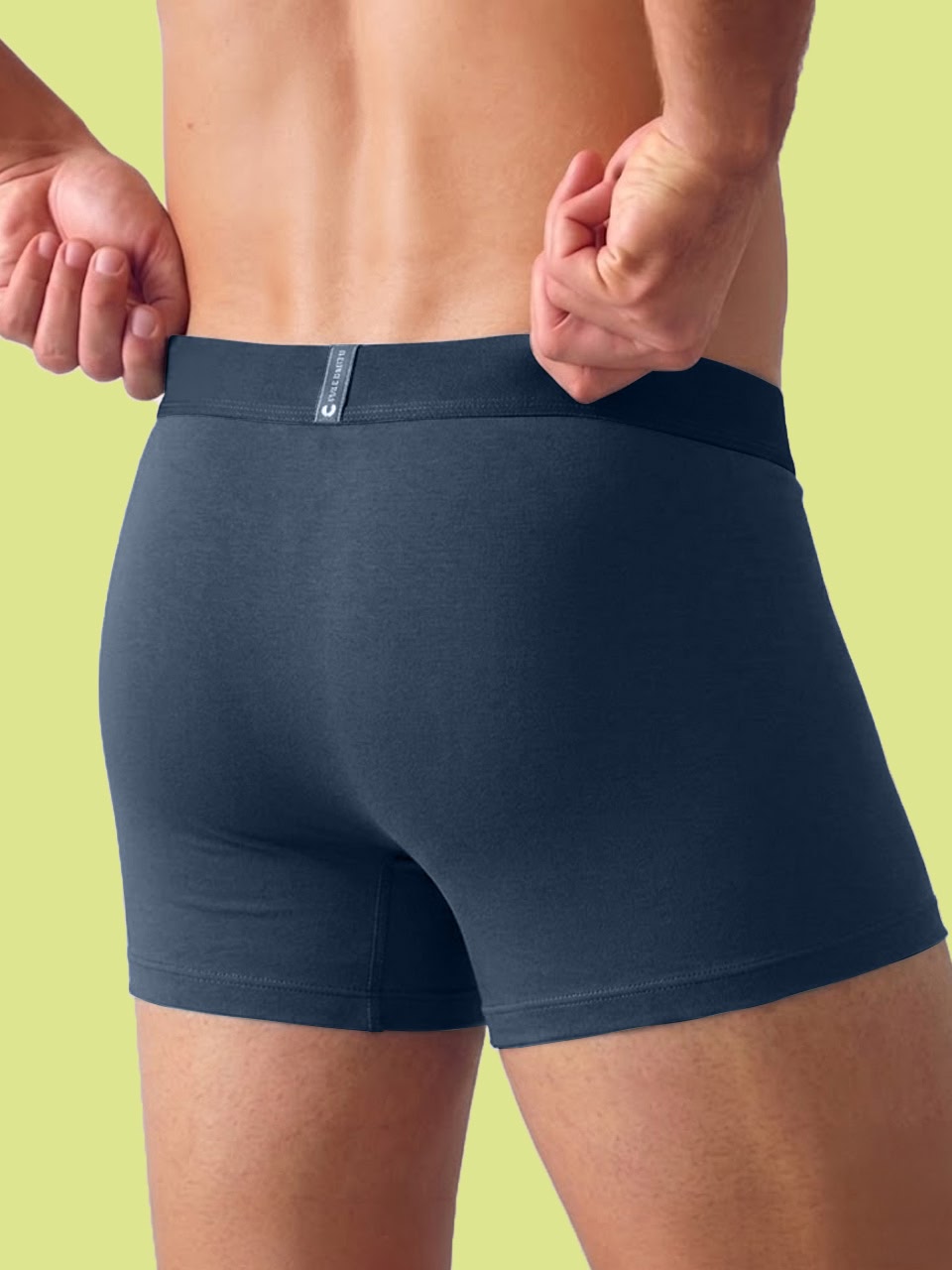 Men's Anti-Bacterial Micro Modal Trunk in Solid Waistband (Pack of 2)