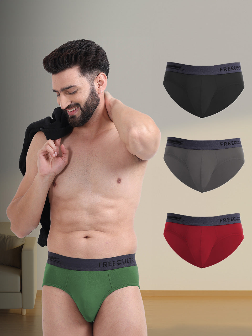 Men's Anti-Bacterial Micro Modal Brief (Pack of 4)