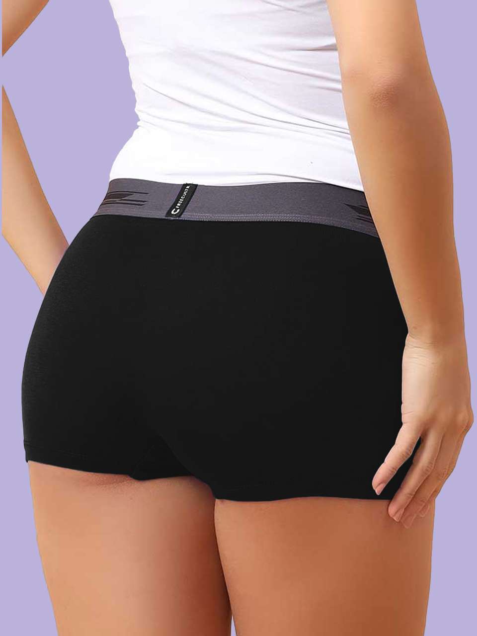 Women's Micro Modal Boy Shorts (Pack of 1)