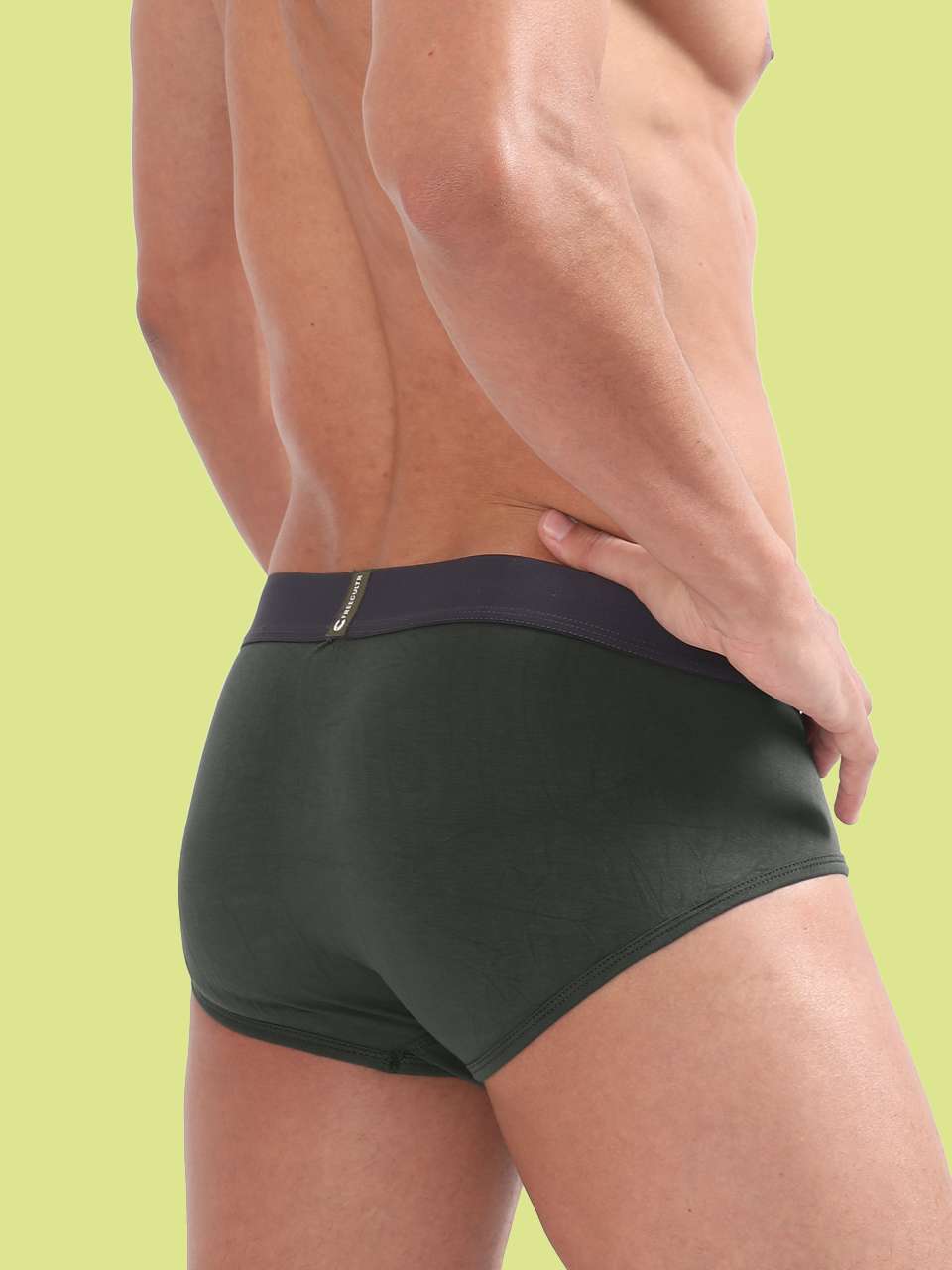 Men's Anti-Bacterial Micro Modal Brief in Contrast Waistband (Pack of 3)