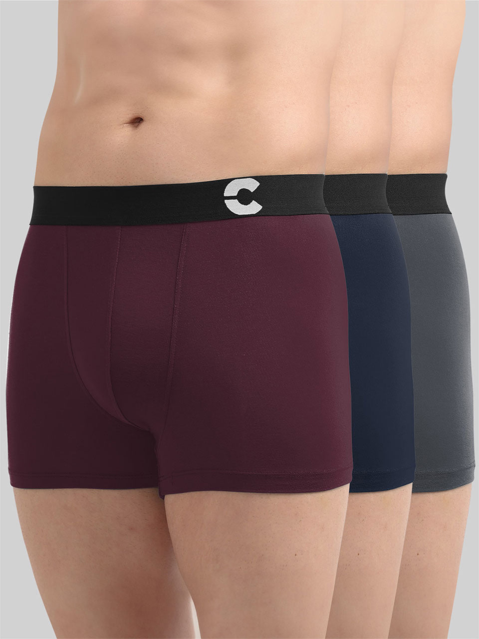 Men's Anti-Bacterial Micro Modal Trunk (Pack of 3)