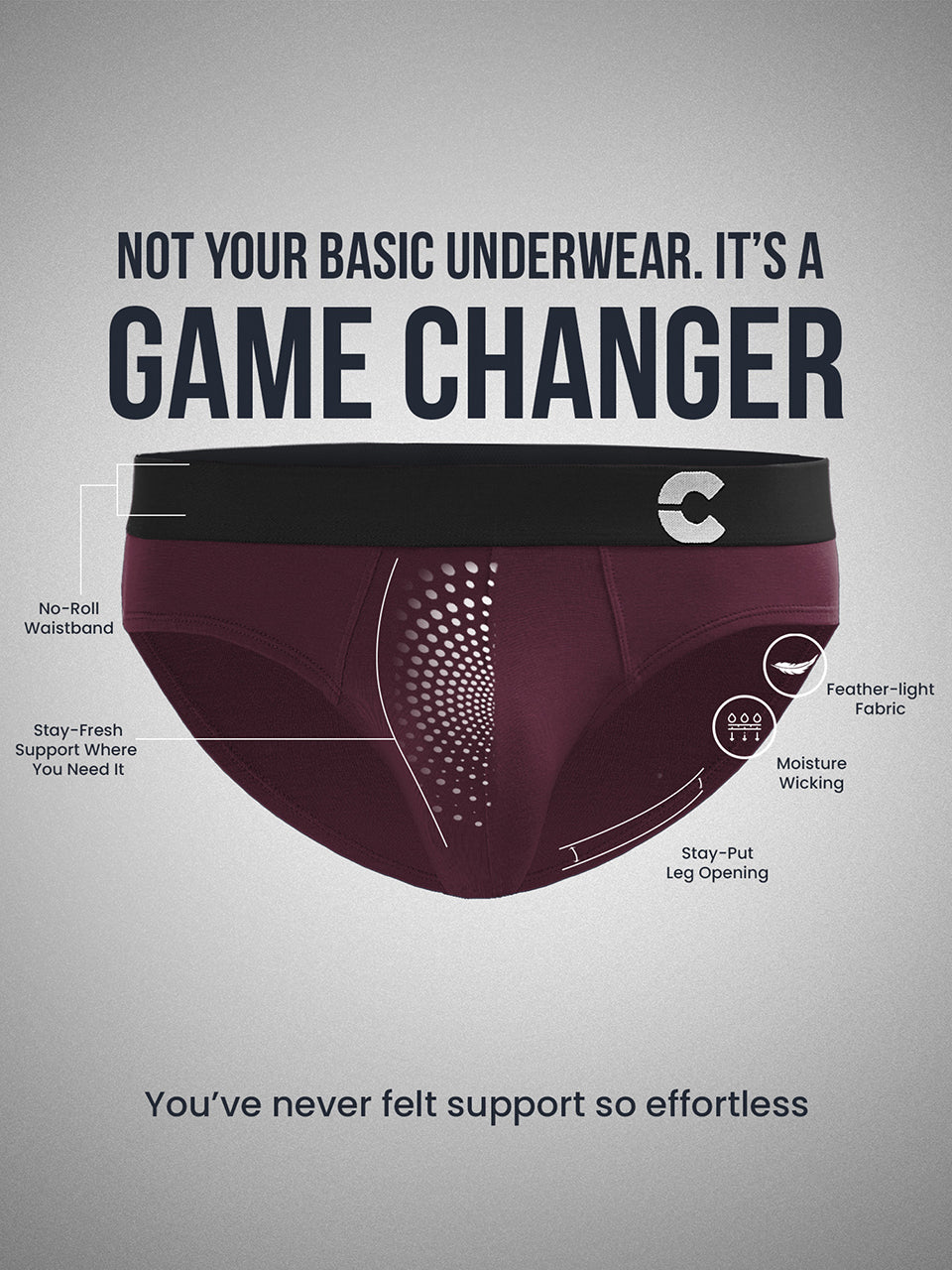 Men's Anti-Bacterial Micro Modal Brief (Pack of 1)