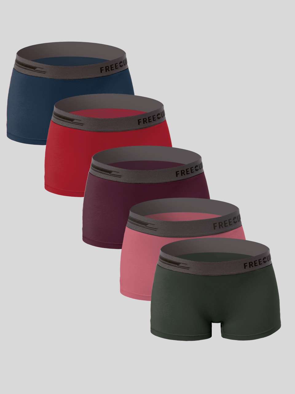Women's Micro Modal Boy Shorts (Pack of 5)