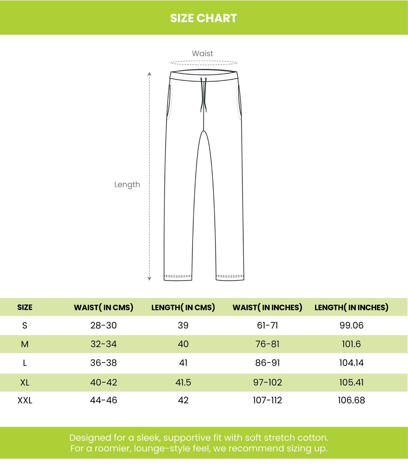 size chart image