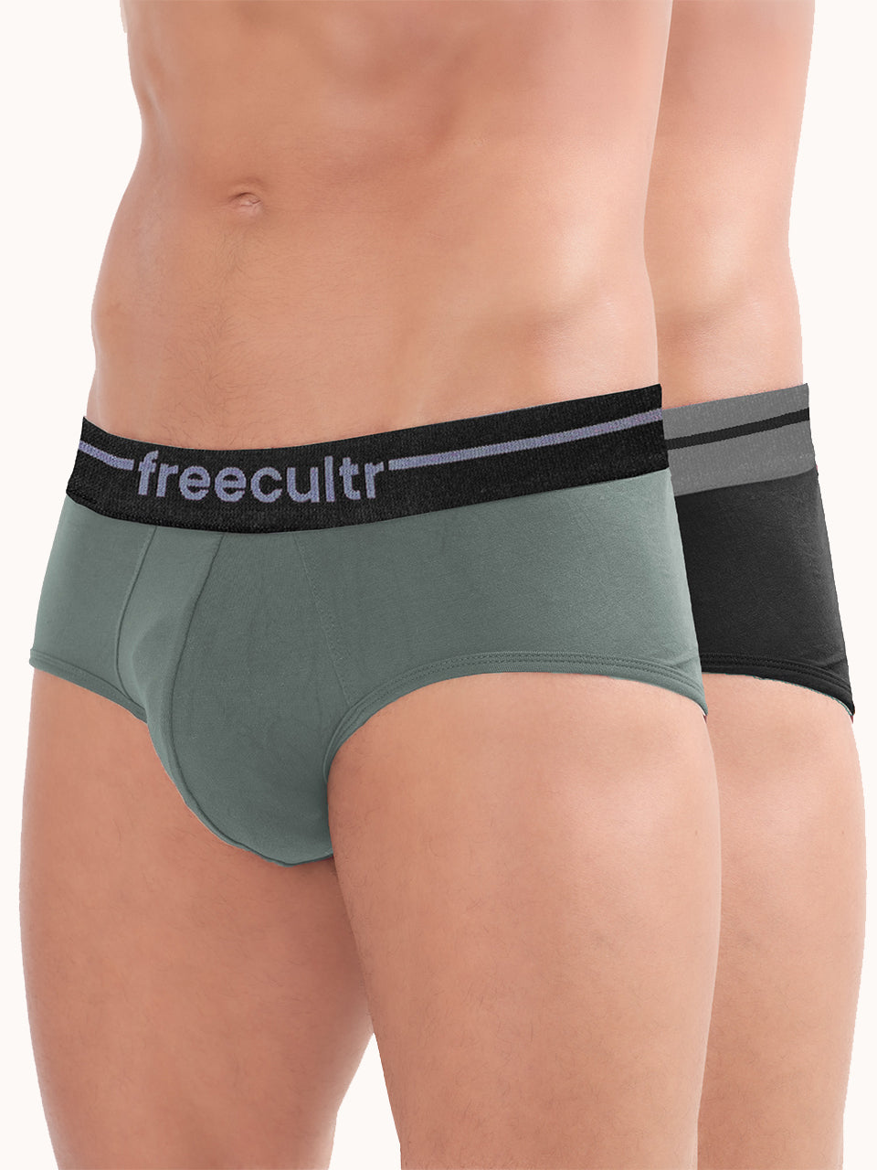 Men’s Adaptive Cotton Stretch Briefs Pack of 2