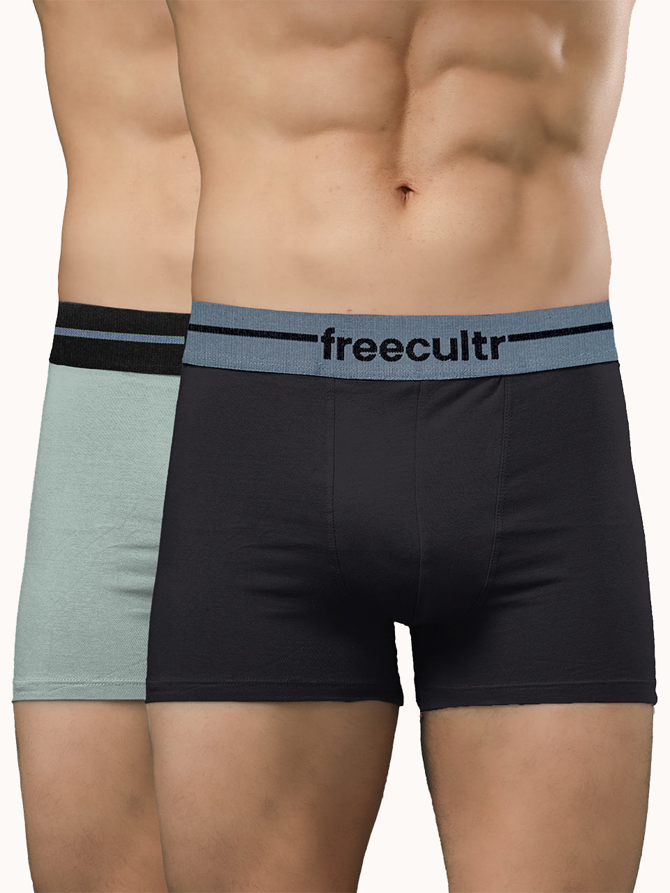 Men’s Adaptive Cotton Stretch Trunks Pack of 2