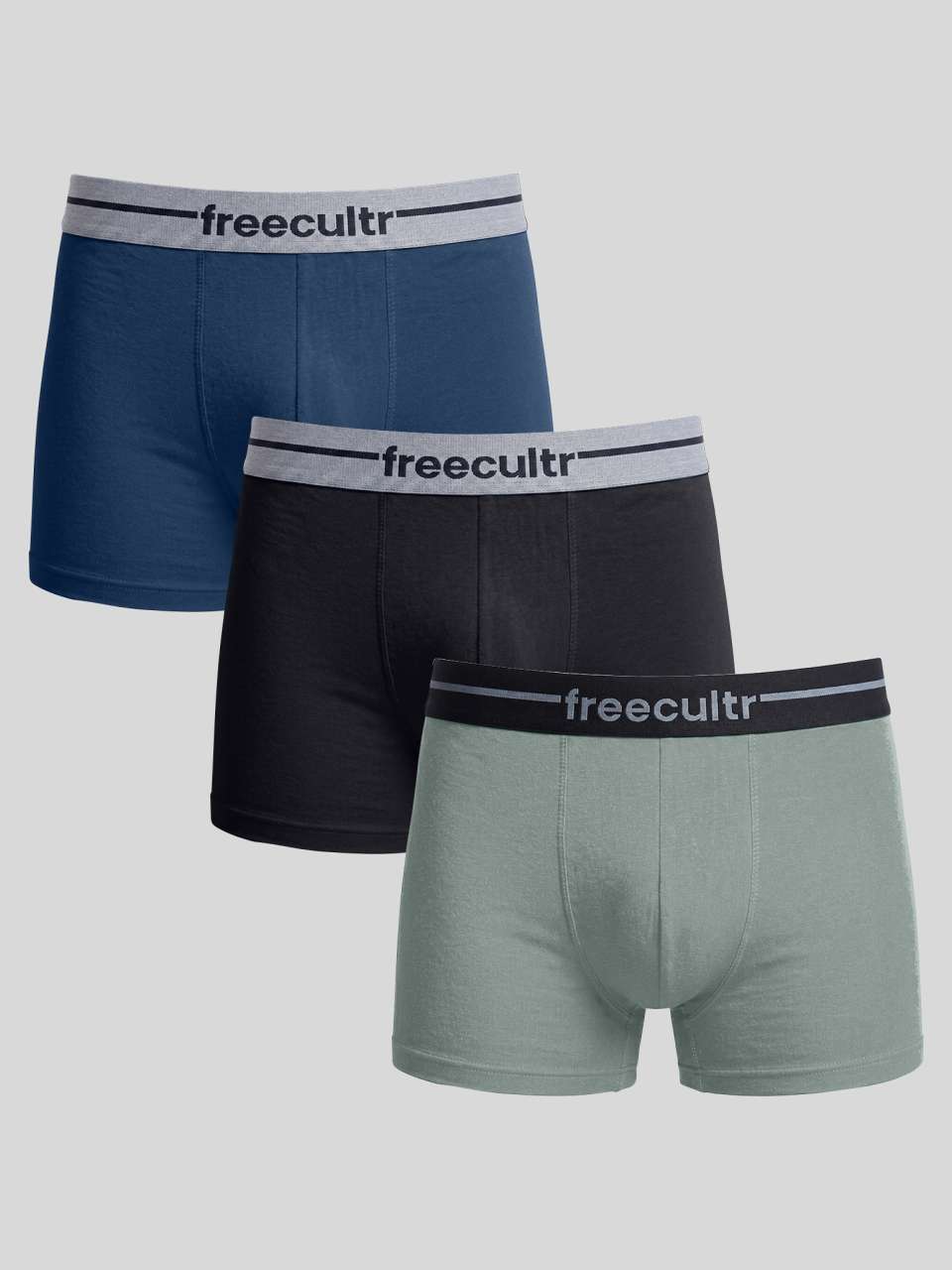 Men’s Adaptive Cotton Stretch Trunks Pack of 3